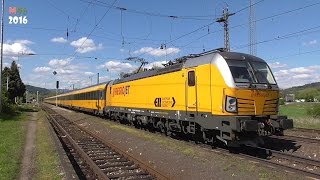 Vlaky RegioJet na Slovensku 2016  Trains of the company RegioJet in Slovakia [upl. by Einon20]