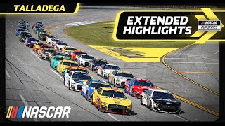 Talladega ends in wild photo finish  NASCAR Cup Series Extended Highlights [upl. by Ahsaetan]