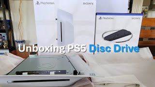 Unboxing PS5 Disc Drive compatible with slim  PS5 PRO models [upl. by Llemart114]