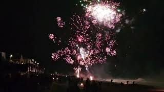 Southwold Beach Fireworks 31 Dec 2023 [upl. by Adnoel]