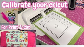 Cricut Joy Xtra Calibration for print amp cut [upl. by Lemej752]