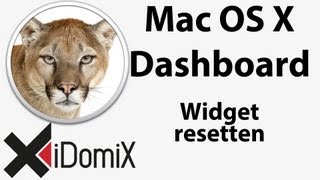 Wie kann ich Dashboard Widget resetten unter Mac OS X Reset [upl. by Loftus]