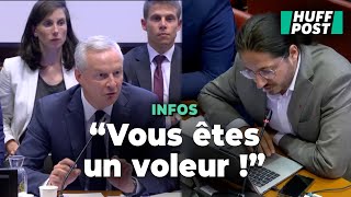 À lAssemblée nationale Bruno Le Maire le RN et LFI règlent leurs comptes en pleine commission [upl. by Adilem]