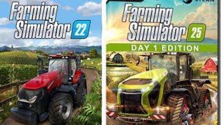 Fs 25 and FS 22 Differents new update gameplay [upl. by Kurland]