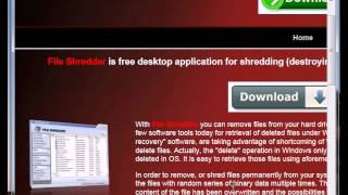 File shredder  Permanently delete your files [upl. by Pravit]