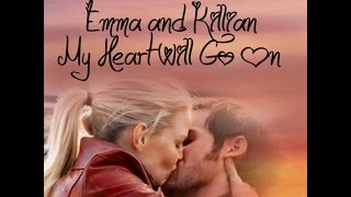 Emma and Killian  My Heart Will Go On [upl. by Mellman870]