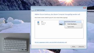 Tutorial Apple Wireless Keyboard verbinden mit Windows 7 GermanDeutsch [upl. by Veal]