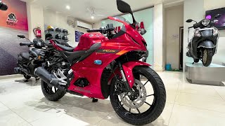 2024 Yamaha R15 Metallic Red Color Review On Road Price Features [upl. by Farrel]