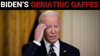 Joe Biden’s humiliating geriatric moments captured [upl. by Sucirdor]