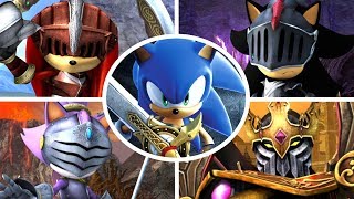 Sonic and the Black Knight  All Bosses  Cutscenes No Damage [upl. by Enomis]