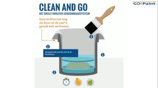 Zo maak je kwasten snel schoon met een Clean and Go kwastenpot [upl. by Cavanagh]