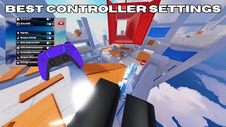 BEST CONTROLLER SETTINGS FOR MOVEMENT  AIMBOT  Roblox Rivals [upl. by Nosrak]