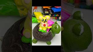 DIY Little clay creature  CLAY craft ideas  Air dry clay  clay cat shorts diy [upl. by Anyk162]