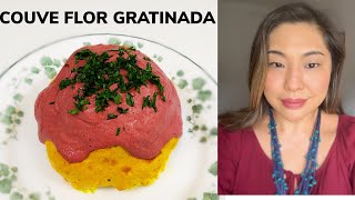 COUVE FLOR GRATINADA  Vegetariano [upl. by Shulman]