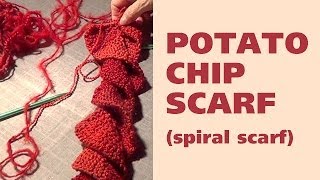 Potato Chip Scarf  Spiral Scarf [upl. by Aisyle]