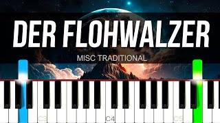 Der Flohwalzer PIANO  SHEET MUSIC  MIDI 🎹 [upl. by Keli497]