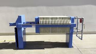 JWI 7 CU AIRHYDRAULIC FILTER PRESS FP2585 [upl. by Edualc634]