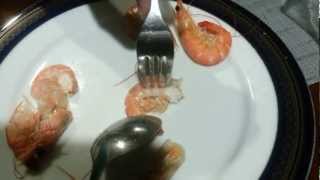 How to peel or deshell shrimp in 3 seconds [upl. by Yolande]