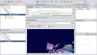 Hello Phaser in NetBeans IDE [upl. by Banky238]