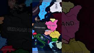 Hoi4 Axis vs Poland War but Poland has 200 Divisions Hoi4Timelapse hoi4 map hoi4timelapse [upl. by Conti]