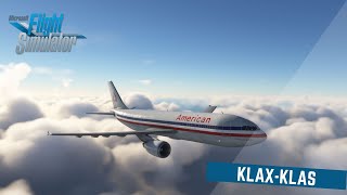 Microsoft Flight Simulator 2020  Los Angeles KLAX  KLAS Las Vegas  iniBuilds A300 [upl. by Howard]