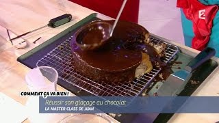 CUISINE Faire un glaçage en chocolat CCVB [upl. by Ainitsirk]