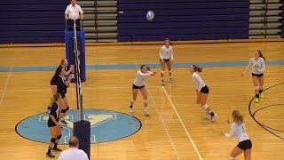 Varsity Volleyball Thomas Jefferson at Yorktown 2016 [upl. by Wilonah]