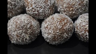 JEDNODUCHÉ VÁNOČNÍ ČOKOLÁDOVÉ KULIČKY S KOKOSEM  EASY CHRISTMAS CHOCOLATE BALLS WITH COCONUT [upl. by Cul674]