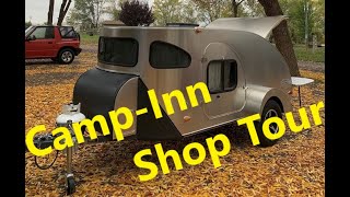 CAMPINN Teardrop Trailer Shop Tour 560 550 [upl. by Botti843]