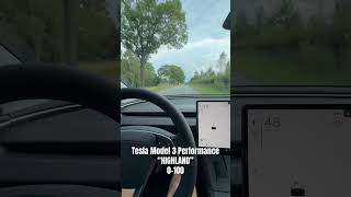 tesla Model 3 Performance 0100 💥 [upl. by Ardnaeel]