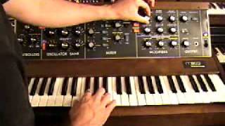 Demonstration of the Moog Minimoog [upl. by Carree785]