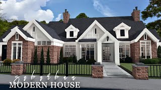 Bloxburg Suburban Family Home  Housebuild  ROBLOX bloxburg [upl. by Bernette]