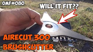 OMF080 Airecut300 Brushcutter Blade on Shindiawa C350 [upl. by Jaime]