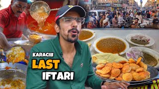 OLDEST BURNS ROAD Street Food Tour In Pakistan  Last Iftari in Karachi [upl. by Rogerio]