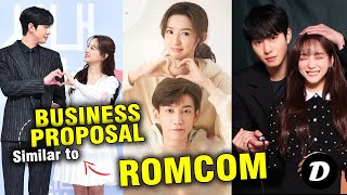 Cast of Business Proposal plays Jenga ENG SUB [upl. by Eedrahs577]