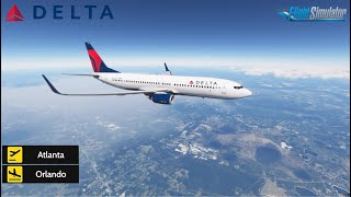 Atlanta to Orlando  MSFS 2020  Delta [upl. by Ori41]