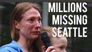 Millions Missing ME CFS Protest Seattle [upl. by Htiekram461]