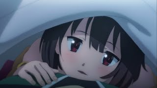 Konosuba Movie  Megumin clinging to Kazuma in their sleep [upl. by Lenoil850]