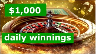 Best Roulette Strategy How to Win 30000 in month in 2024 [upl. by Anawaj]