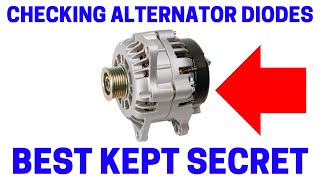 How To Easily Check Alternator Diodes [upl. by Ekez359]