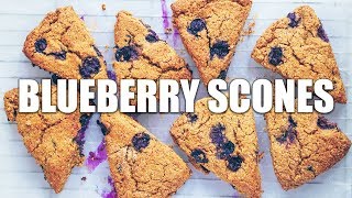 Blueberry Scones Vegan amp Glutenfree [upl. by Kitrak796]