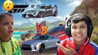 TOYOTA SUPRA VS GTR WITH KUNALI😍 ︱FORZA HORIZON 5 [upl. by Cristal417]