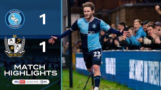 HIGHLIGHTS  Wycombe 11 Port Vale [upl. by Alia]