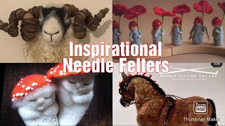 Needle Felters I Think Are Amazing  Realistic Felted Horses  Whimsical Animals  Stunning Dogs [upl. by Christie]