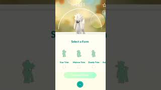 Changed Furfrou Pokemon form  Pokemon GO Gameplay on shorts [upl. by Lukas]