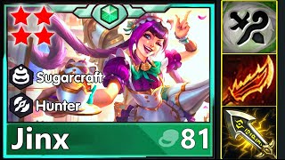 Worlds First 81Cost 4Star Jinx ⭐⭐⭐⭐ ft 9 Multistriker [upl. by Laitselec]