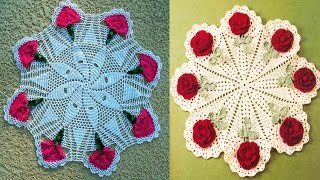 Carpeta Tejida a Crochet  Para Mesas [upl. by Xylina]