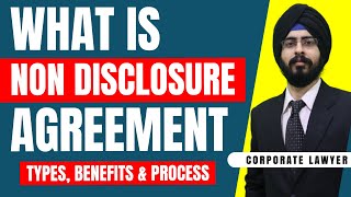 What is Non disclosure agreement NDA  Types Benefits amp Process  Bhavpreet Singh Soni [upl. by Ailedroc186]