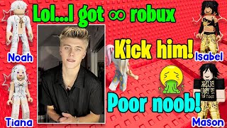 🥓 TEXT TO SPEECH 🥓 My Friends Hate Me Cuz They Dont Know I Have Infinite Robux 🥓 Roblox Story [upl. by Ennaxxor980]