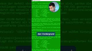 Farbe ändern in der Kommandozeile coding settings colors [upl. by Tews]